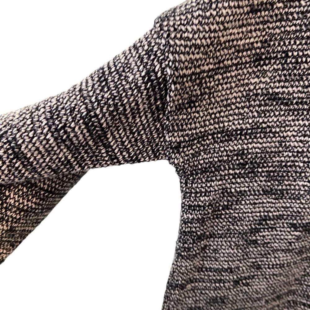 Madewell Geometric Turtleneck Long Sleeve Sweater in Grey Color Size Small - Picture 9 of 11